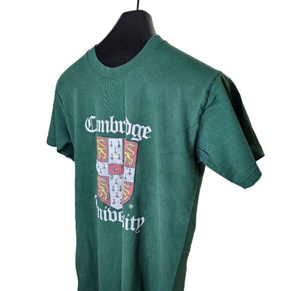 University of Cambridge Short Sleeve TShirt Mens Size S Green - Picture 3 of 6